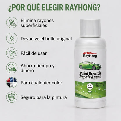 RAYHONG (50ML)— Elimina las Rayaduras y Devuelve el Brillo a Tu Auto