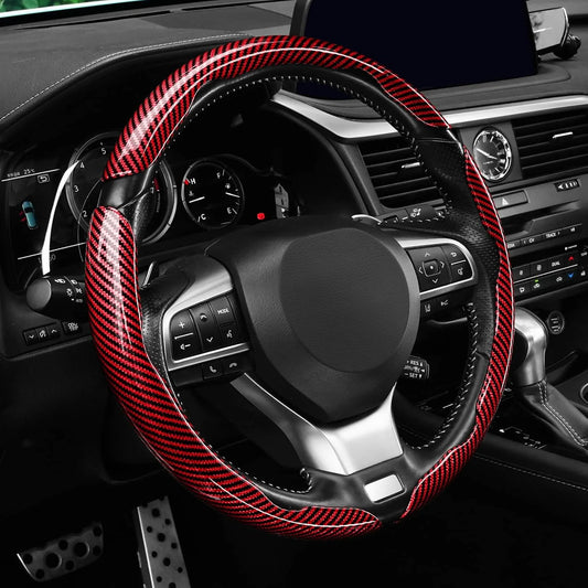 Juego de volante de 3 piezas en fibra de carbono