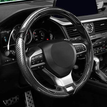 Juego de volante de 3 piezas en fibra de carbono